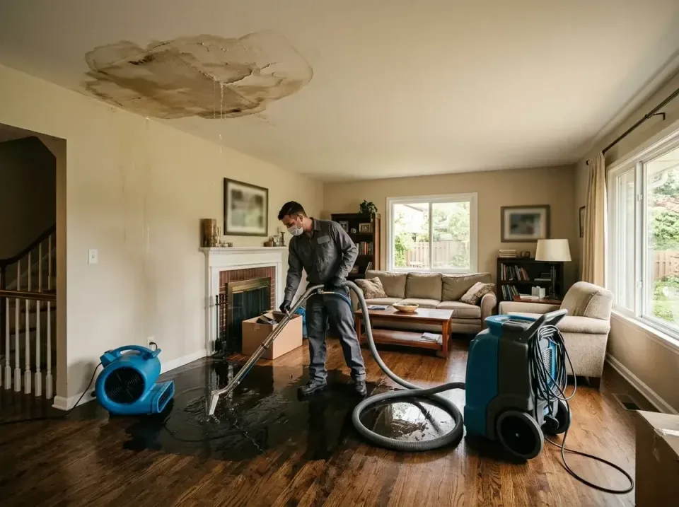 attic-pipe-burst-ceiling-drip-008 — frequently asked questions, Water Damage Restoration & Carpet Care in McDonald, PA